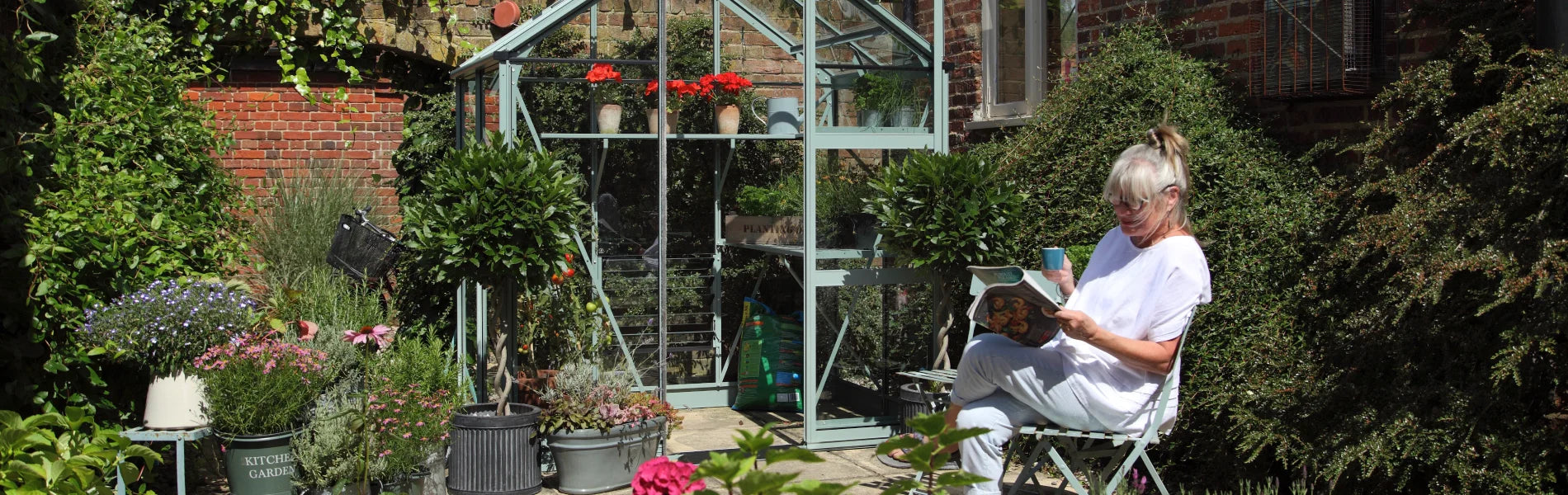 A well stocked small garden