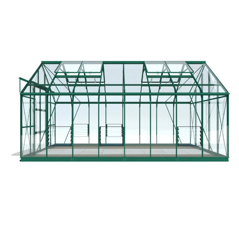 10x16 Rhino Premium Greenhouse Green product image side