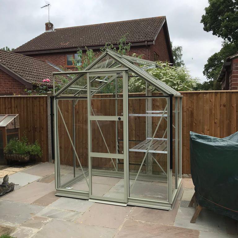 6x4 Premium Greenhouse Silver Sage