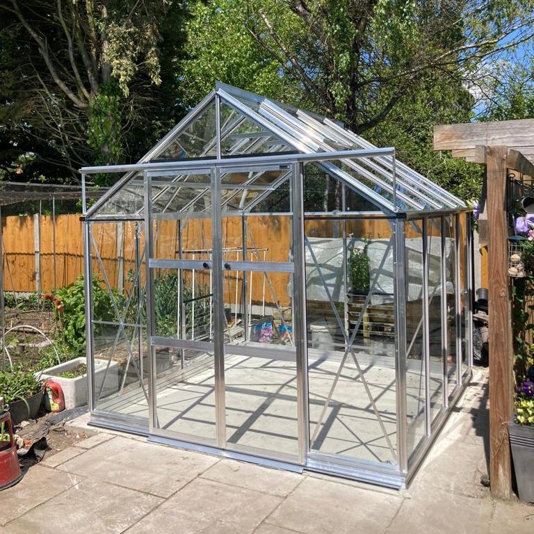 8x8 Plain Aluminium