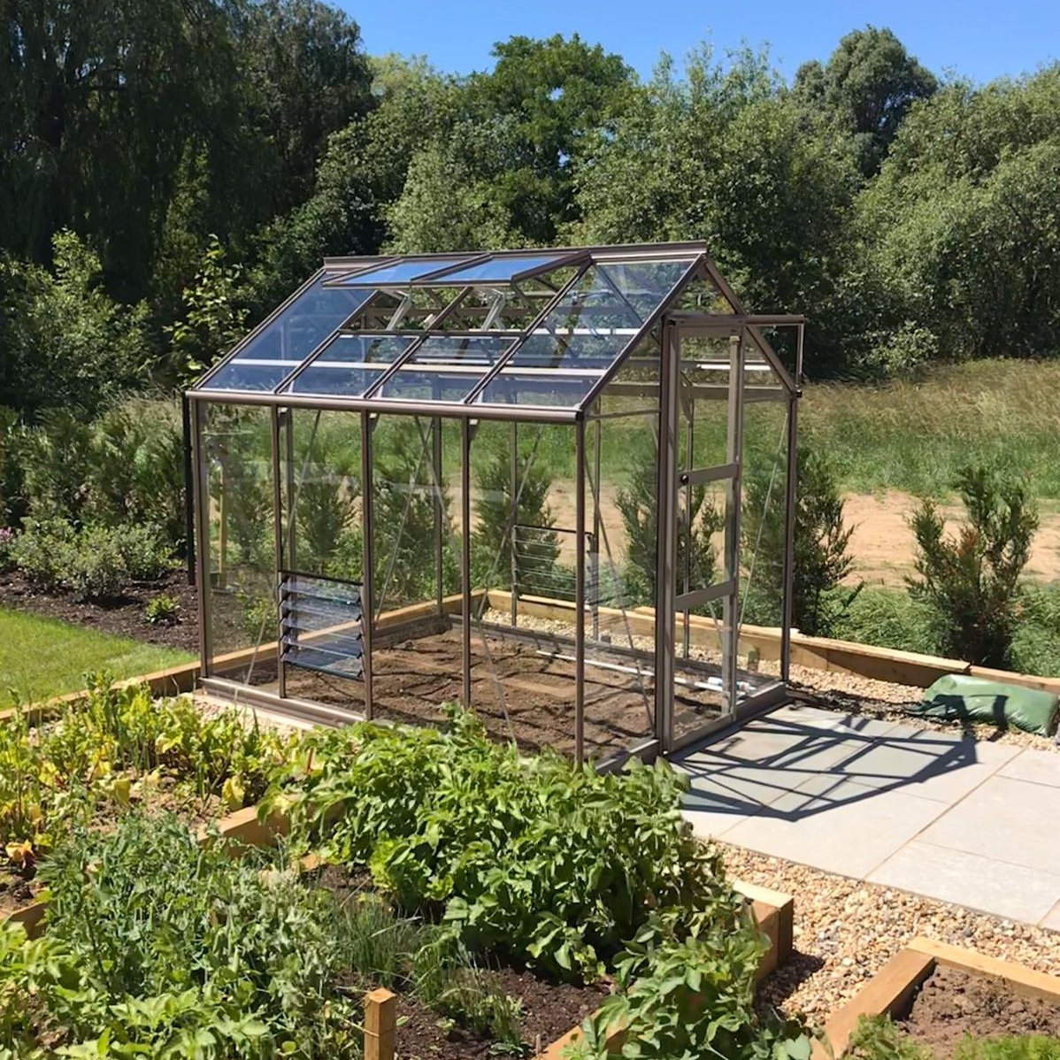 6x8 Premium Rhino Greenhouse Clay Grey