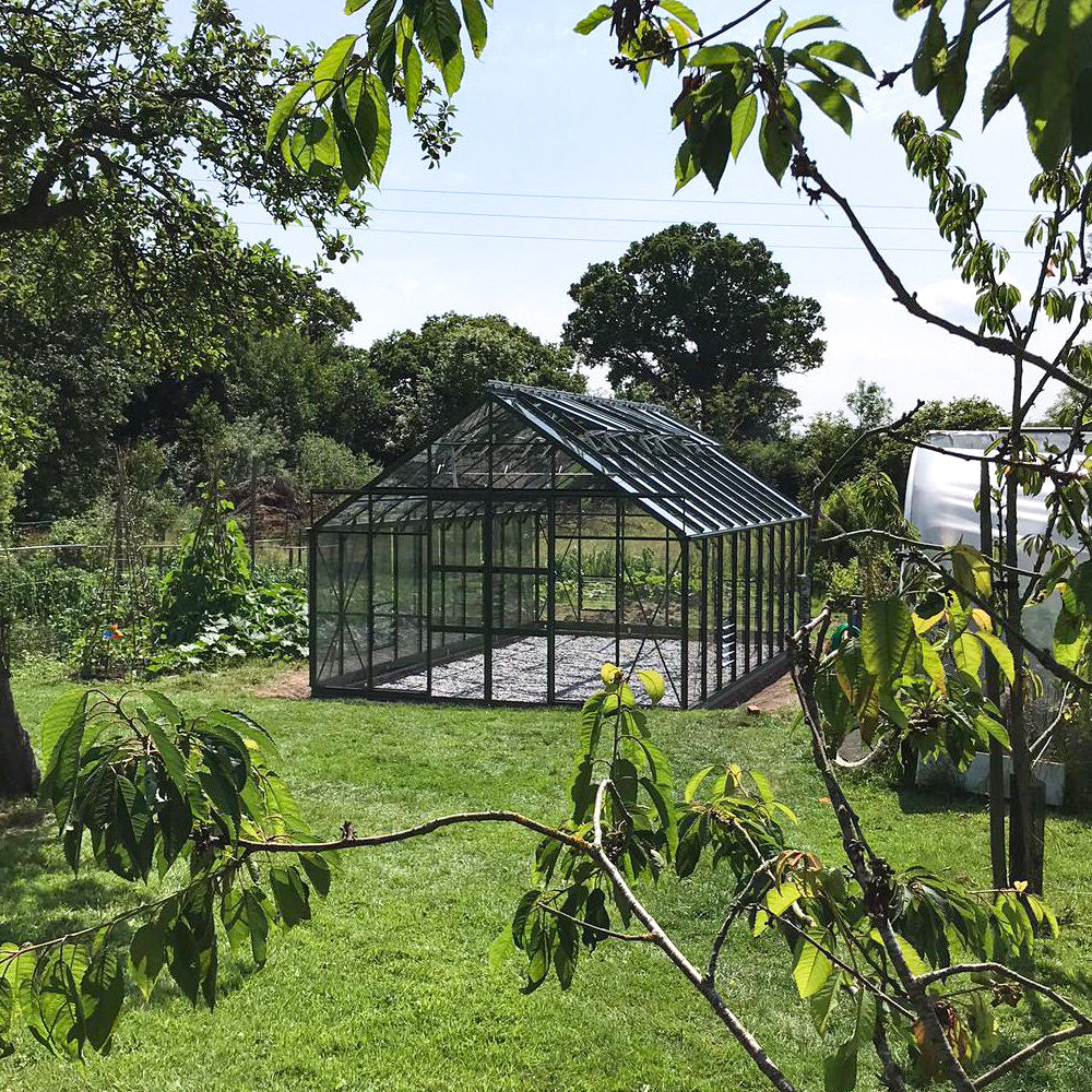 12x20 Rhino Premium Greenhouse Tuscan Olive