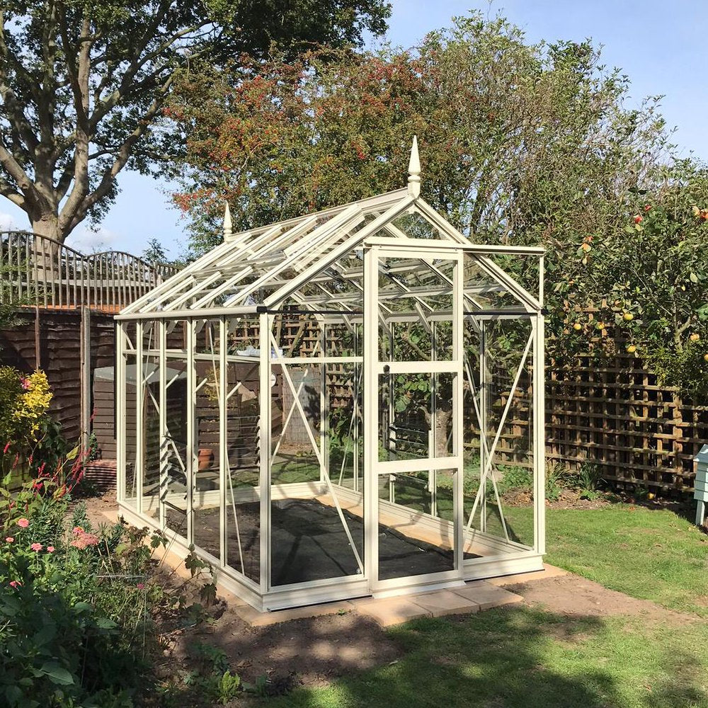 6x10 Rhino Premium Greenhouse Antique Ivory