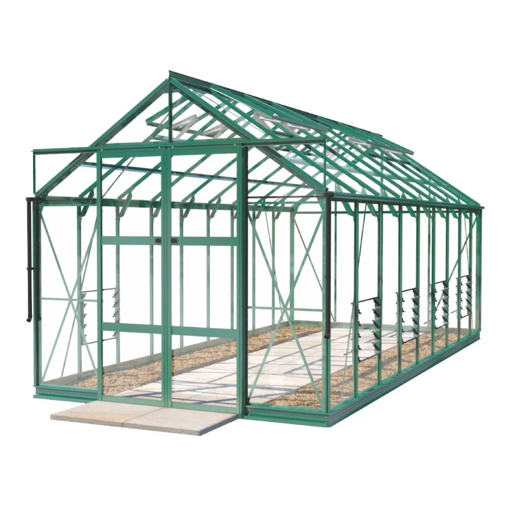 8x18 Premium Greenhouse Green