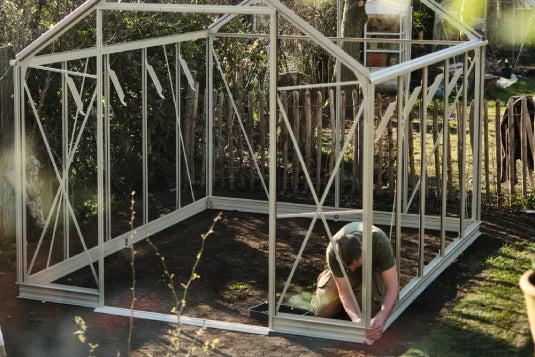 Rhino Greenhouse during installation