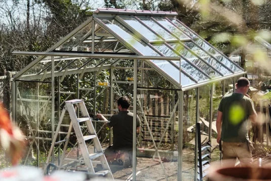 Rhino Greenhouse during installation